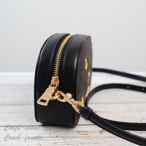 NWT Coach Coach X Peanuts Mini Serena Crossbody With Woodstock Print - Picture 4 of 13